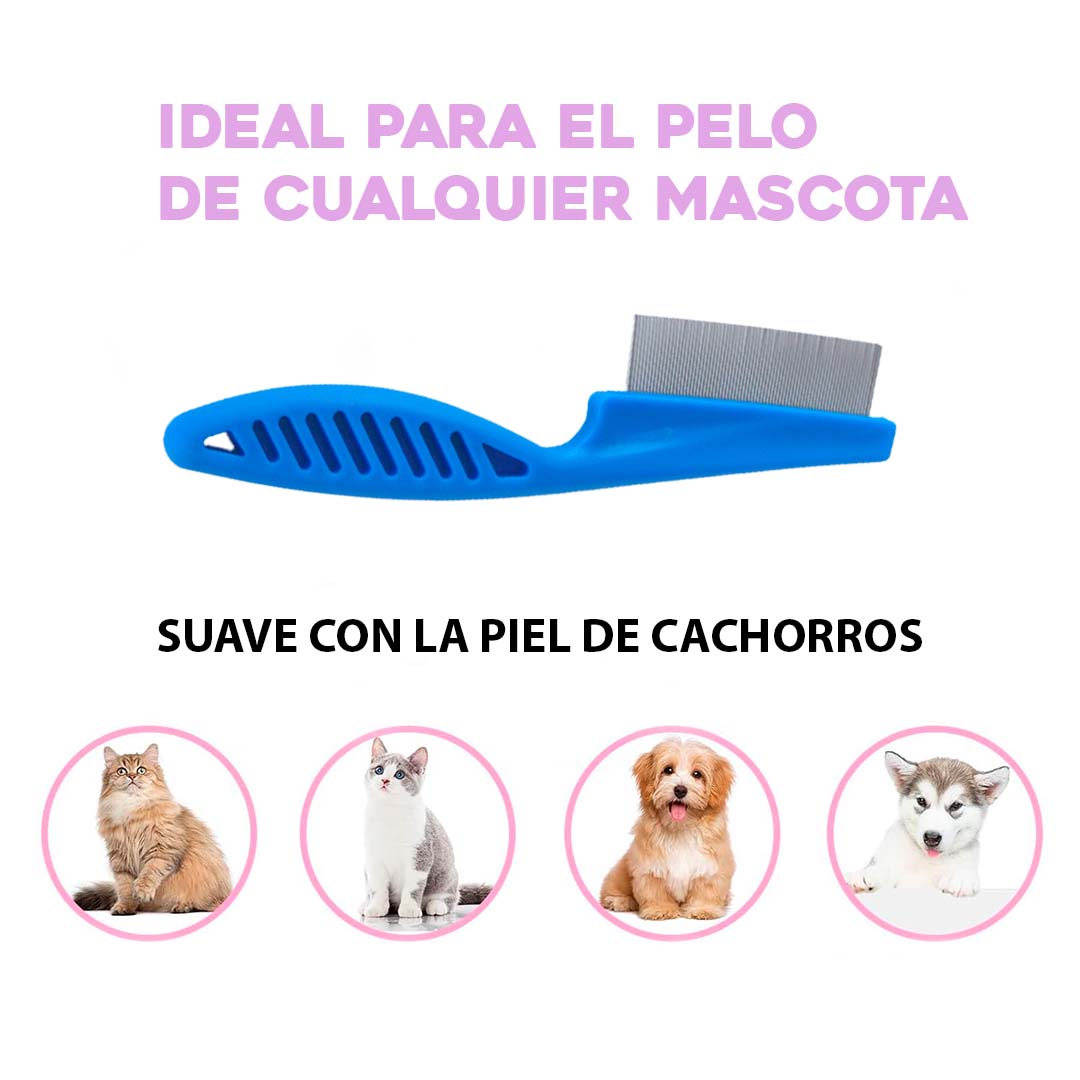 KIT Peine antipulgas y manchas x 2