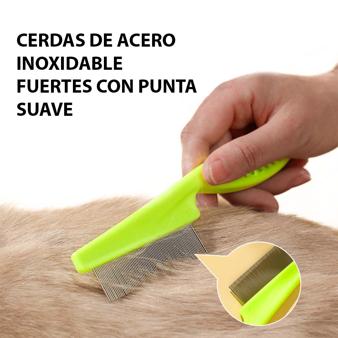 KIT Peine antipulgas y manchas x 2